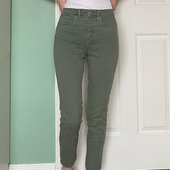 Sage green Gap jeans - Picture 3 of 4